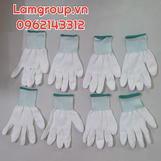 Bao tay poly màu trắng chất lượng cao Bao tay poly màu trắng chất lượng cao