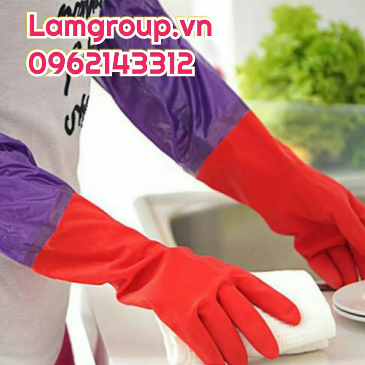 Găng tay cao su rửa chén Găng tay cao su rửa chén