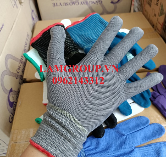 Găng tay poly đủ màu dùng trong phòng sạch Găng tay poly đủ màu dùng trong phòng sạch