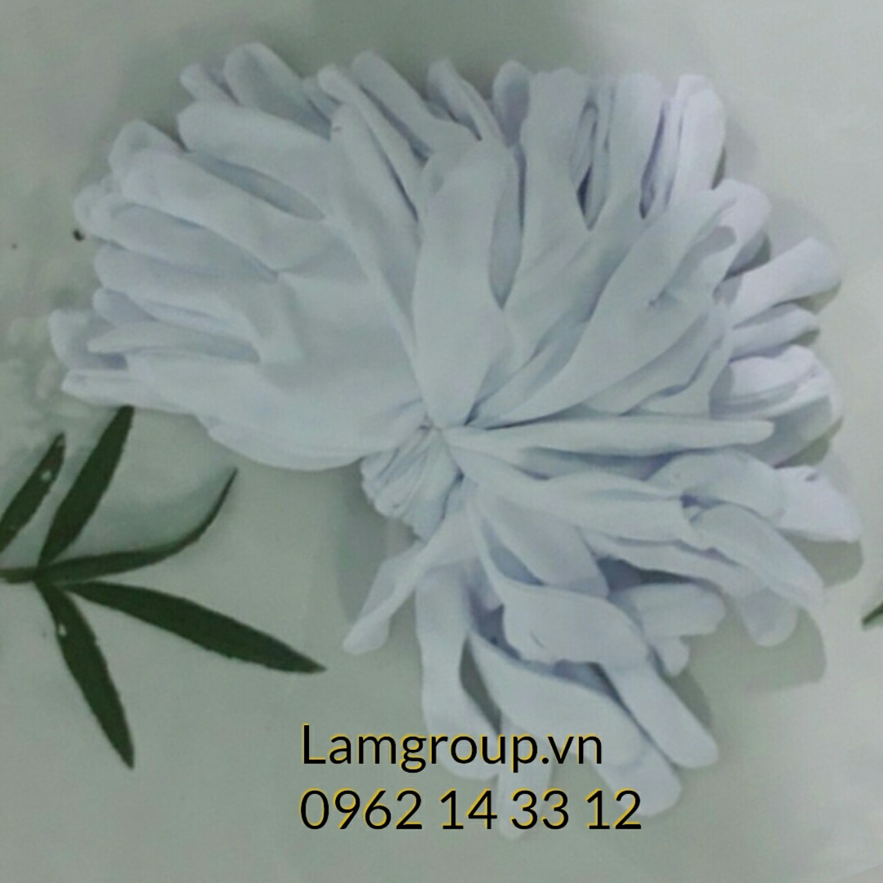 găng tay vải trắng