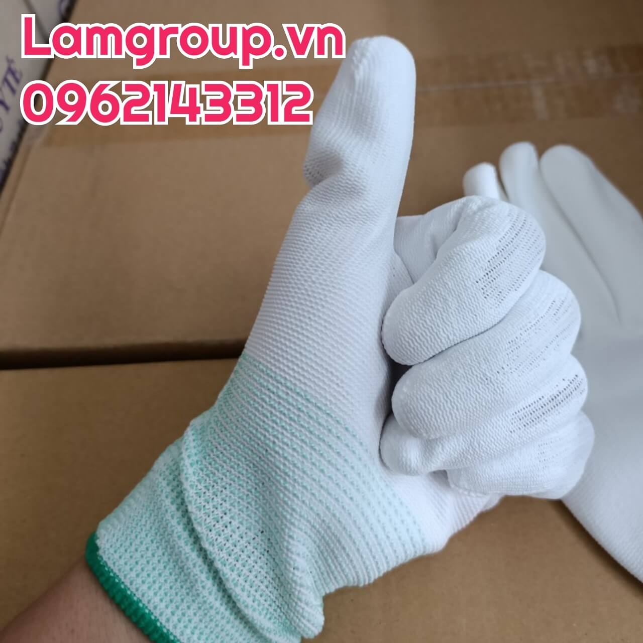 Xưởng sản xuất găng tay sợi 13 kim giá rẻ Xưởng sản xuất găng tay sợi 13 kim giá rẻ