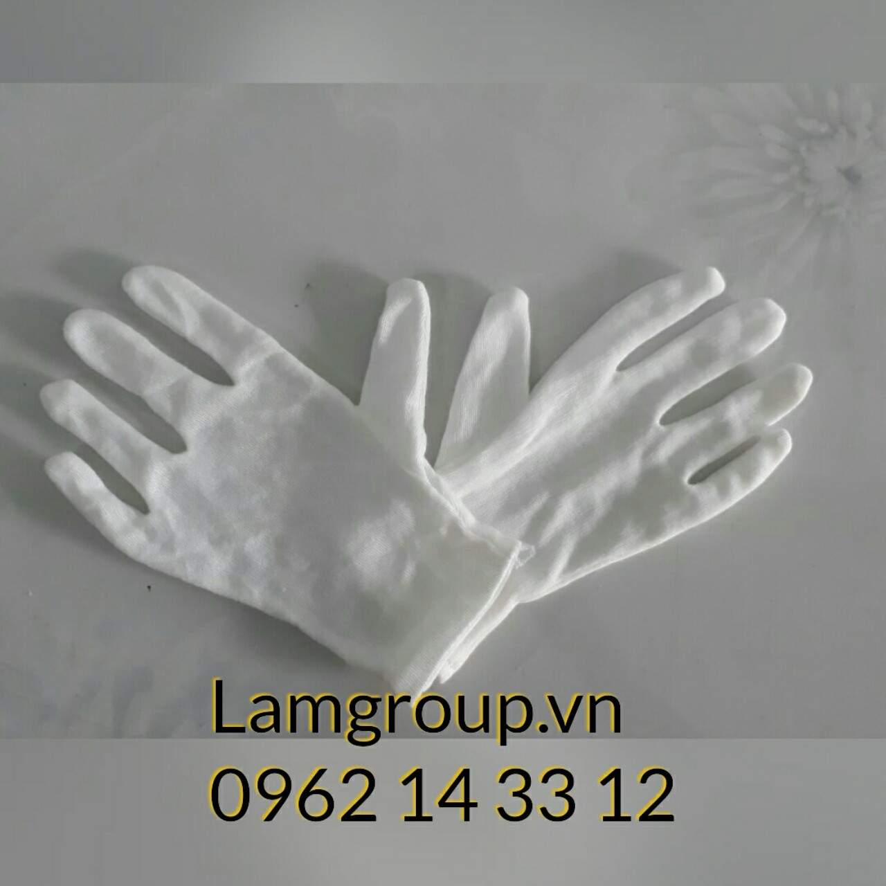 Găng tay vải trắng Găng tay vải trắng