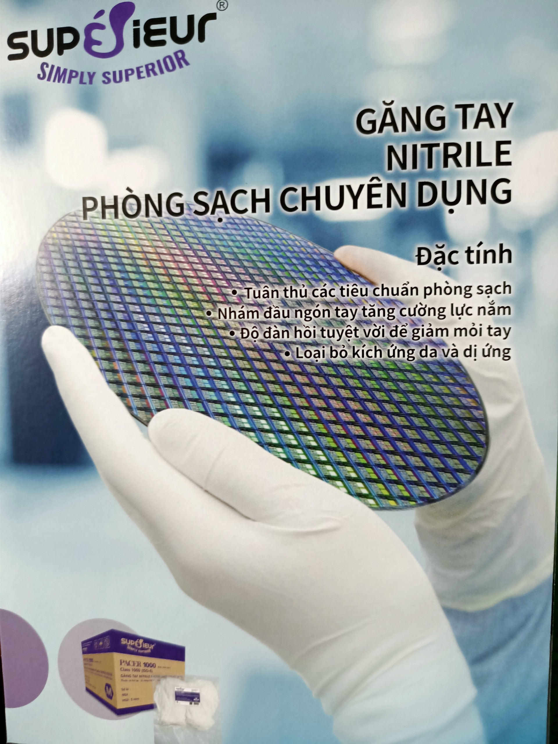 Nhà phân phối bao tay cao su y tế nitrile không bột màu đen -trắng -xanh Nhà phân phối bao tay cao su y tế nitrile không bột màu đen -trắng -xanh