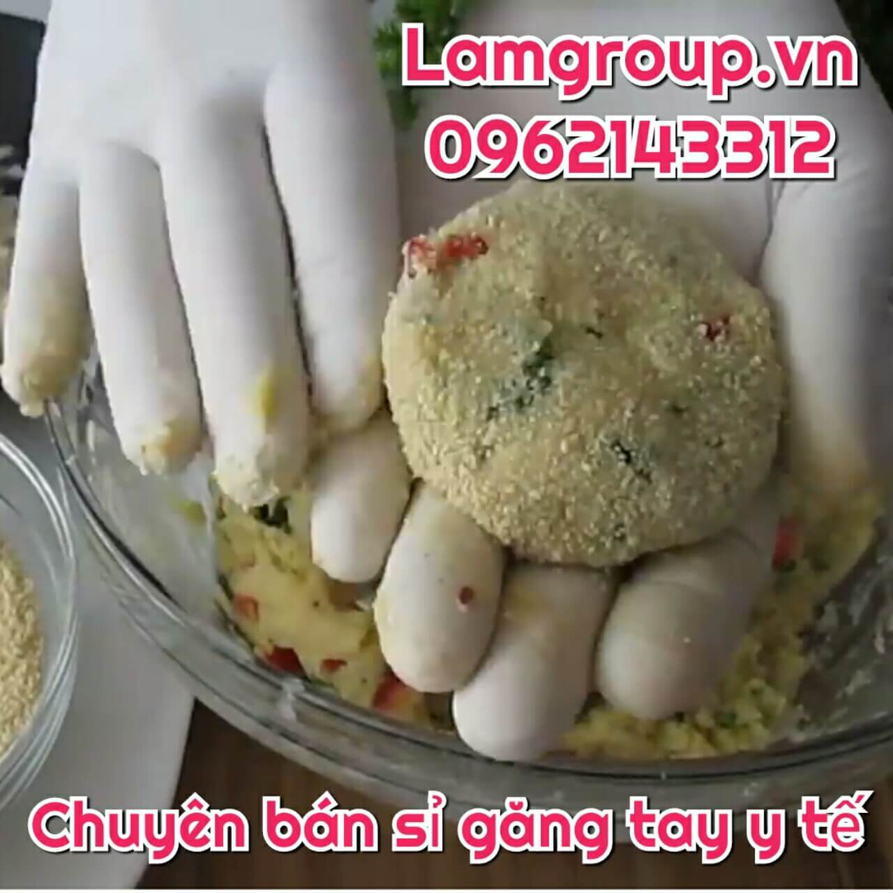 Găng tay y tế latex không bột dùng trong ngành chế biến thực phẩm nước giải khát Găng tay y tế latex không bột dùng trong ngành chế biến thực phẩm nước giải khát