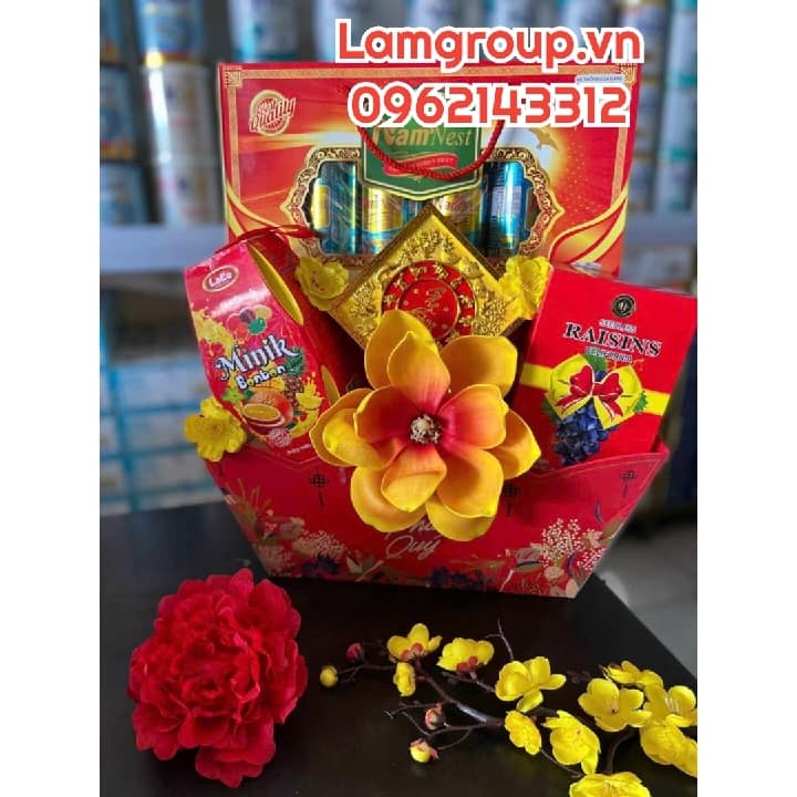 Giỏ quà Tết hương vị Việt Giỏ quà Tết hương vị Việt