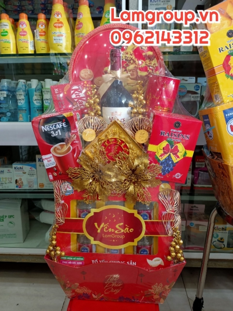 Bộ quà nước yến đẹp tặng doanh nghiệp công đoàn mừng Tết Quý mão 2023 Bộ quà nước yến đẹp tặng doanh nghiệp công đoàn mừng Tết Quý mão 2023