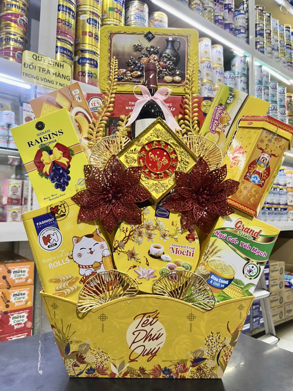 Mẫu giỏ quà tết 2026 đẹp – sang – giá tốt Mẫu giỏ quà tết 2026 đẹp – sang – giá tốt