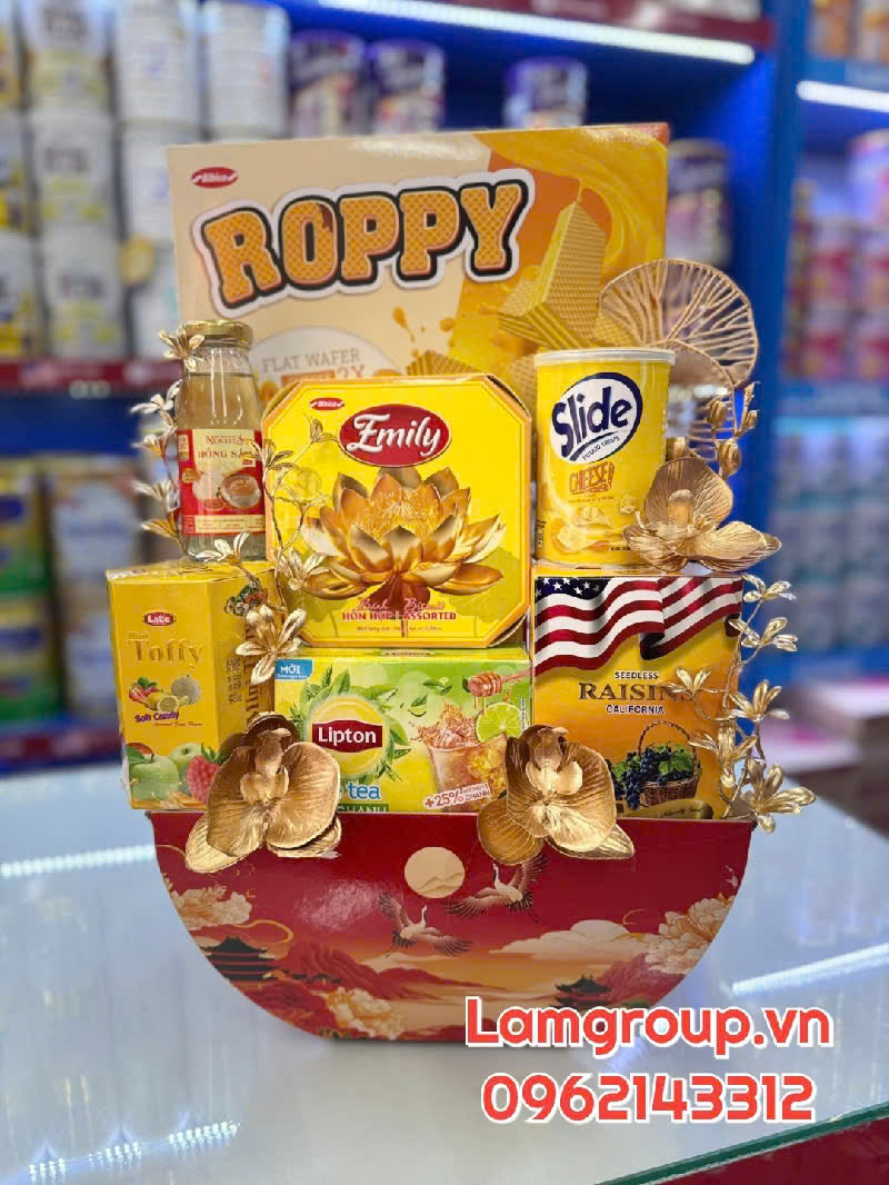 Giỏ quà Tết cao cấp sang trọng Tết Bính ngọ 2026 giá tốt Giỏ quà Tết cao cấp sang trọng Tết Bính ngọ 2026 giá tốt