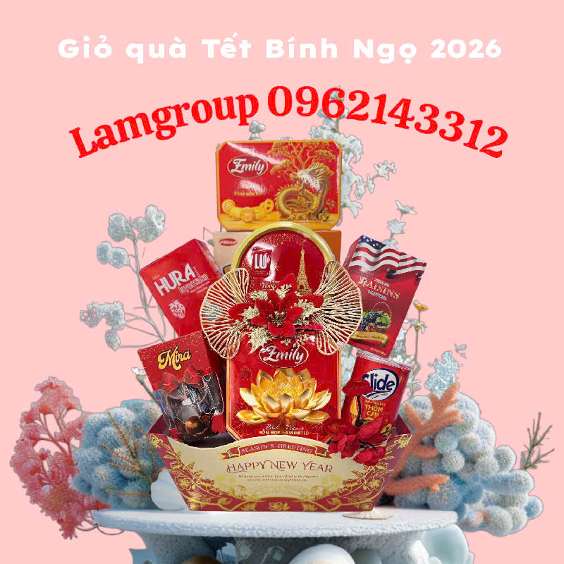 Hộp quà Tết sức khỏe mừng xuân 2026 - quà tặng ý nghĩa từ Lamgroup Hộp quà Tết sức khỏe mừng xuân 2026 - quà tặng ý nghĩa từ Lamgroup