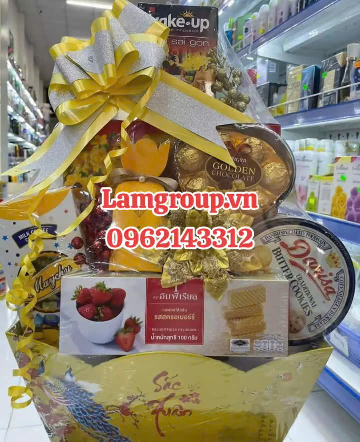 Giỏ quà Tết truyền thống 2026 trao gửi yêu thương Giỏ quà Tết truyền thống 2026 trao gửi yêu thương