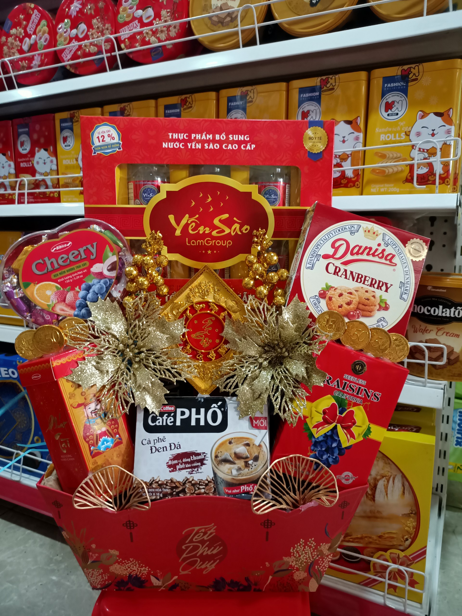 Giỏ quà tết bính ngọ 2026 – quà biếu mang lộc xuân Giỏ quà tết bính ngọ 2026 – quà biếu mang lộc xuân