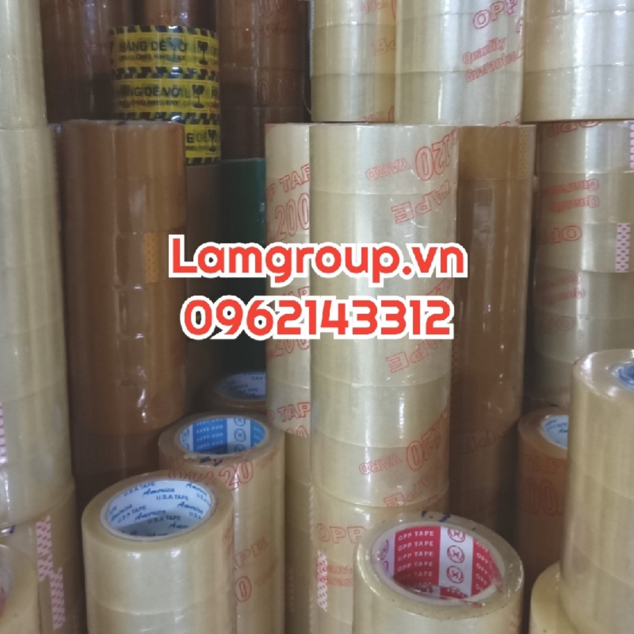 Kho sỉ băng keo dán thùng màu trong và đục tại TPHCM Kho sỉ băng keo dán thùng màu trong và đục tại TPHCM