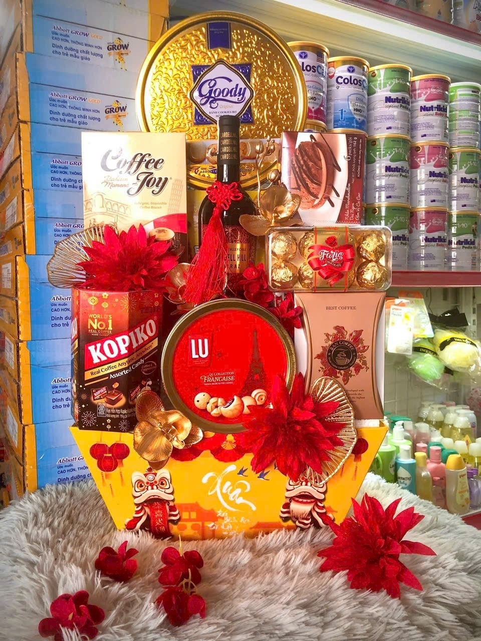 GIỎ QUÀ TẾT BÁNH KẸO ĐỦ LOẠI- HÀNG CHÍNH HÃNG TPHCM CÓ XUẤT HÓA ĐƠN VAT GIỎ QUÀ TẾT BÁNH KẸO ĐỦ LOẠI- HÀNG CHÍNH HÃNG TPHCM CÓ XUẤT HÓA ĐƠN VAT