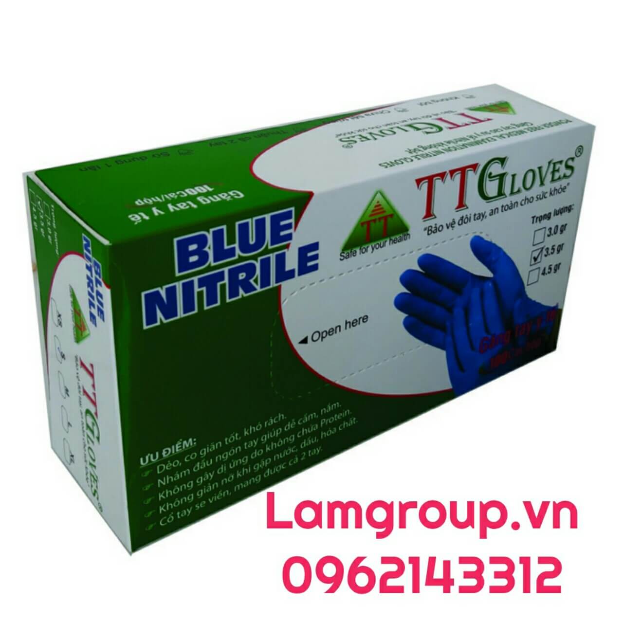 Găng tay y tế cao su tổng hợp nitrile xanh và trắng giá buôn sỉ Găng tay y tế cao su tổng hợp nitrile xanh và trắng giá buôn sỉ