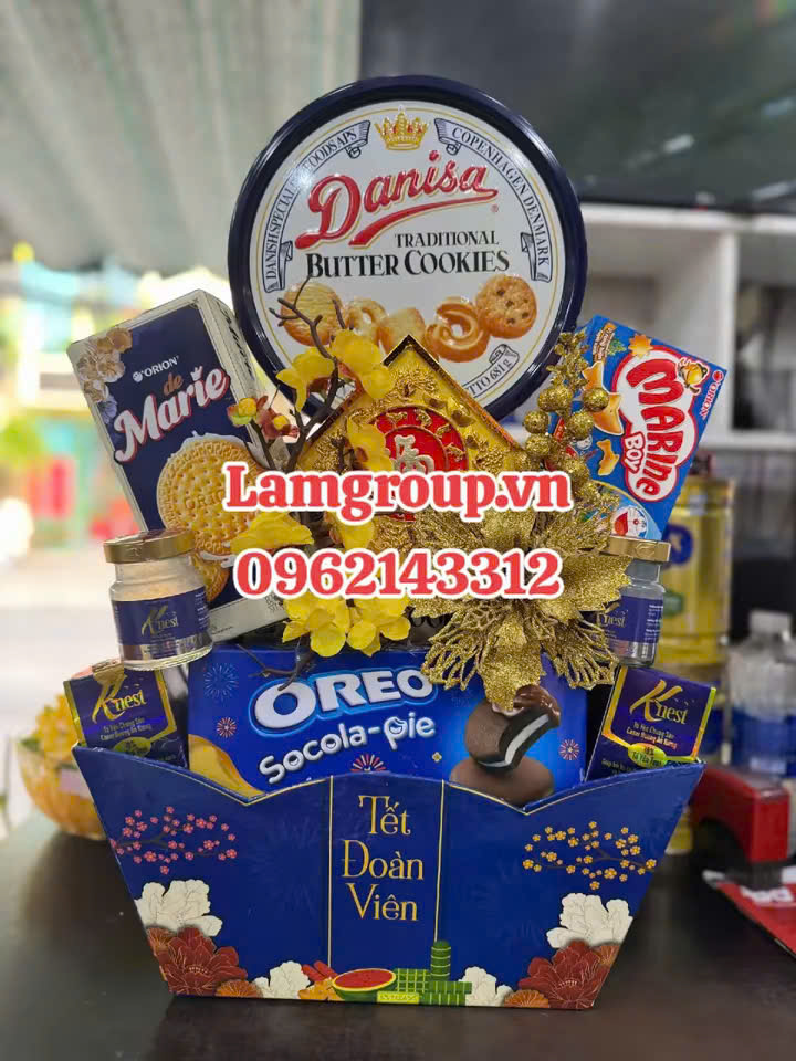 Giỏ quà tết giá rẻ năm 2025 Giỏ quà tết giá rẻ năm 2025