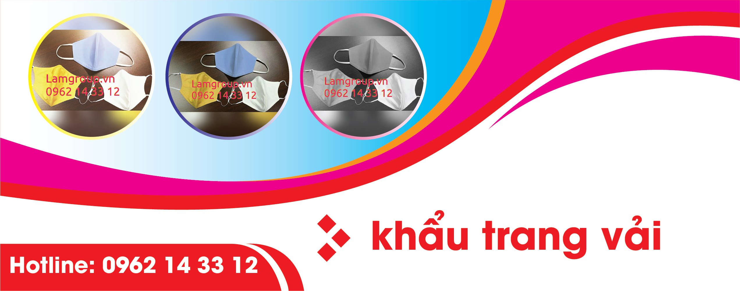 Khẩu trang vải giá rẻ Khẩu trang vải giá rẻ