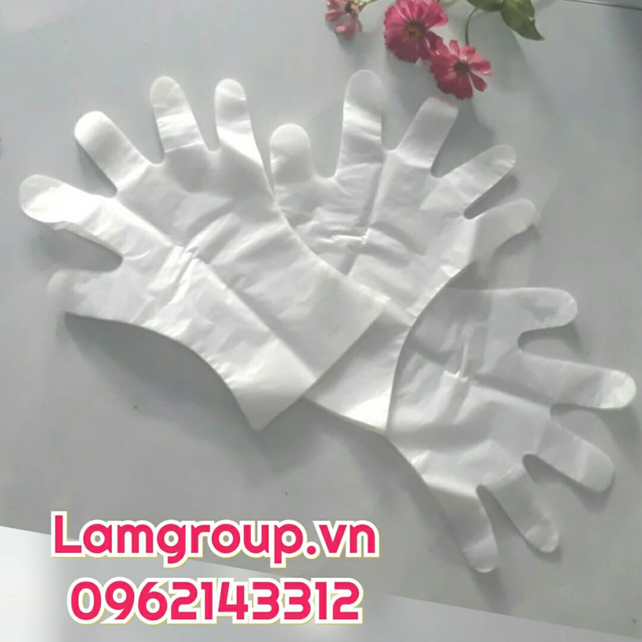 Găng tay nilon nhựa