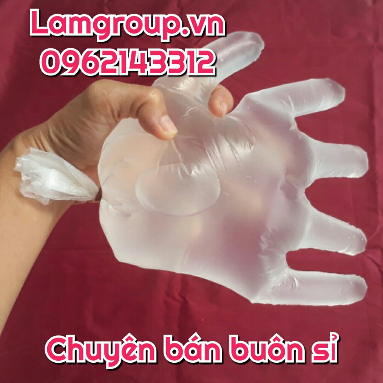 Găng tay nilon nhựa