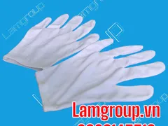 Xưởng găng tay vải trắng mỏng cung cấp cho các khu công nghiệp khu chế xuất tại Tp.HCM