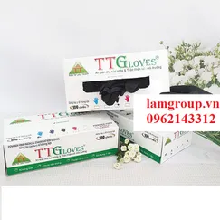 Găng tay y tế TT Gloves Nitrile màu đen không bột 3.5gr