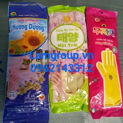 Găng tay cao su thiên nhiên Nam Long hướng Dương Đông Cầu Vồng Mặt Trời