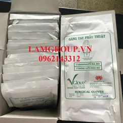 Găng tay y tế tiệt trùng phẩu thuật 7.0