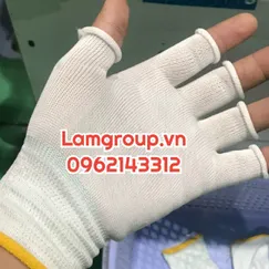 Găng tay cắt ngắn ngón poly