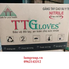 Găng tay y tế TT Gloves Nitrile không bột 3.5gr