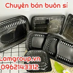 Hộp ly nhựa xốp đũa muỗng tem dùng 1 lần