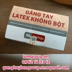 Găng tay (bao tay) Latex không bột