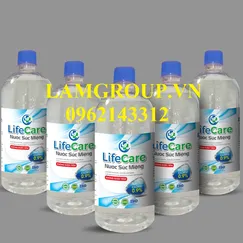 Nước muối sinh lý LIFECARE phòng covid 19 chai 1000ml