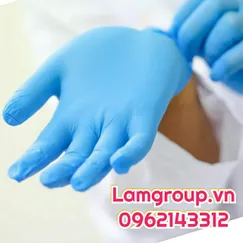 Bao tay cao su y tế Nitrile không bột