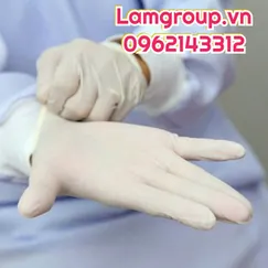 Bao tay cao su y tế Latex có bột