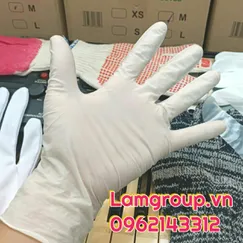 Bao tay cao su y tế Latex không bột