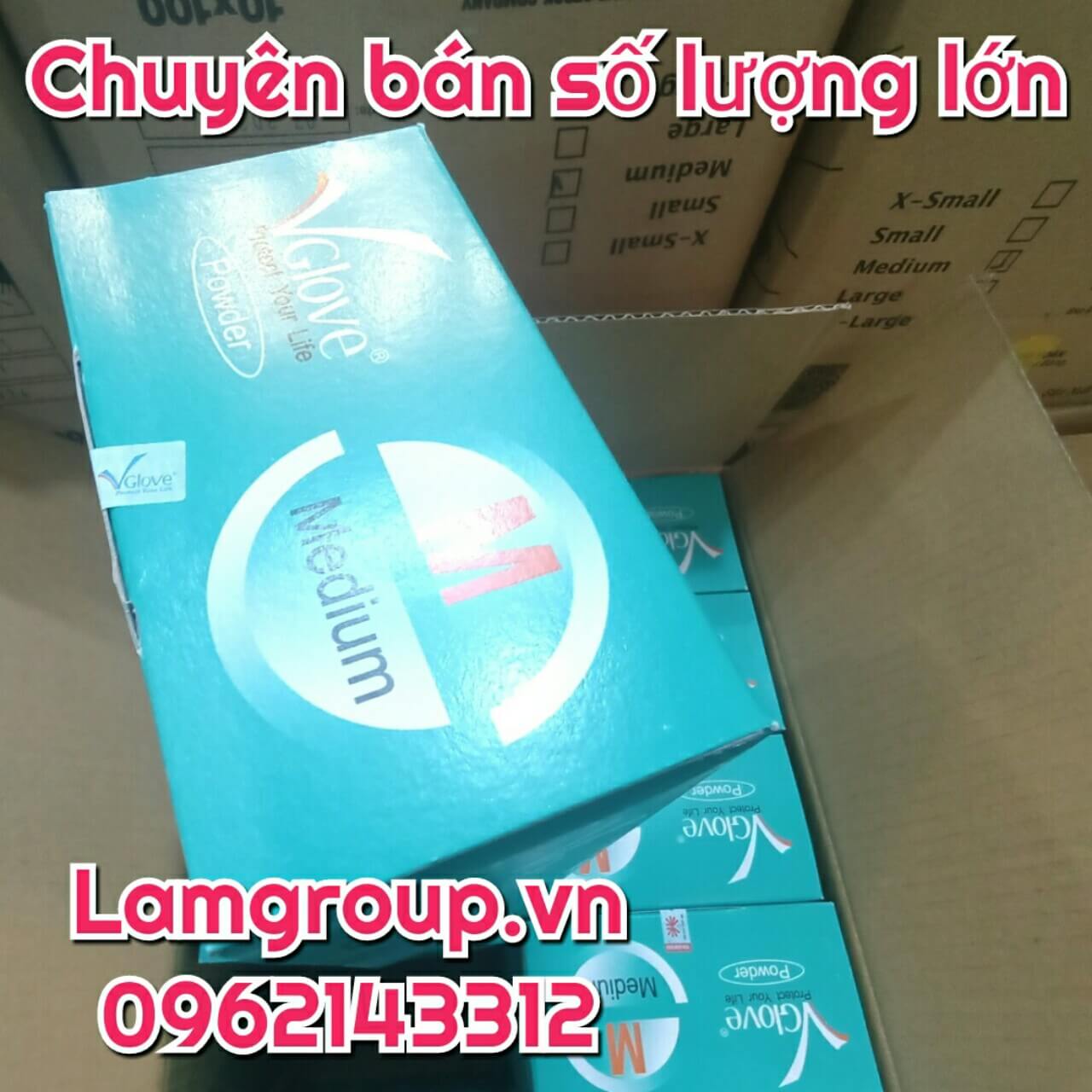 GĂNG TAY Y TẾ VGLOVES LATEX CÓ BỘT GĂNG TAY Y TẾ VGLOVES LATEX CÓ BỘT