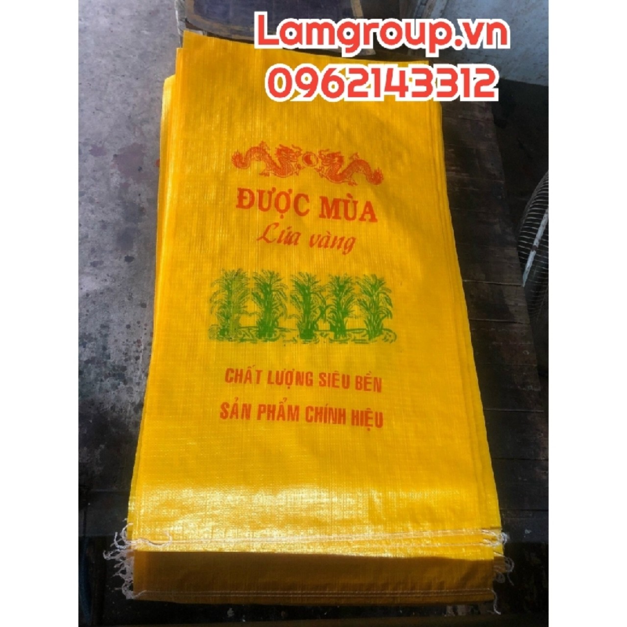 xưởng dệt bao tải pp đựng lúa gạo Lamgroup xưởng dệt bao tải pp đựng lúa gạo Lamgroup