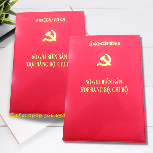 Sổ ghi biên bản họp đảng bộ Chi bộ