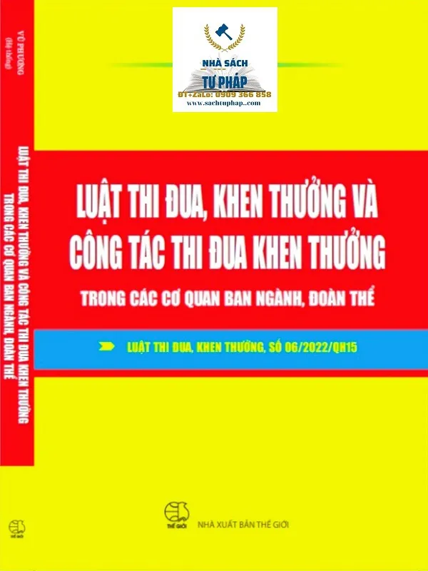 Giảm giá 50% Sách Luật thi đua khen thưởng 2022