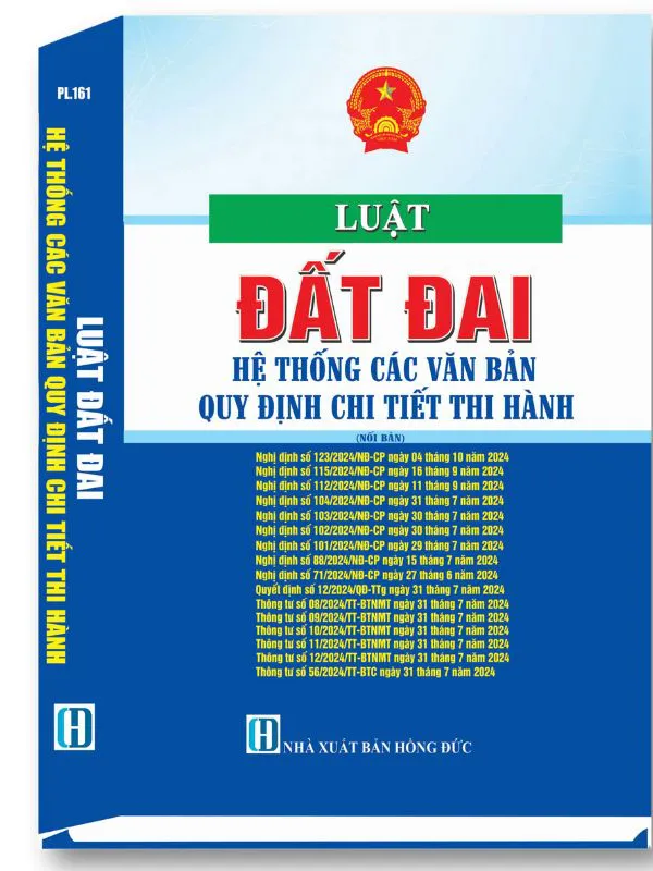 Sách Luật Đất Đai Hệ Thống Các Văn Bản Quy Định Chi Tiết Thi Hành