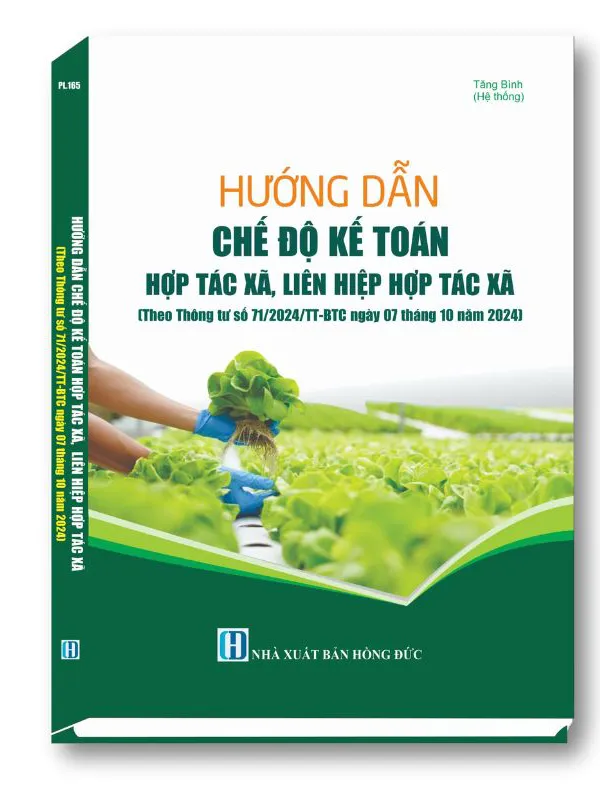 Sách Hướng Dẫn Chế Độ Kế Toán Hợp Tác Xã