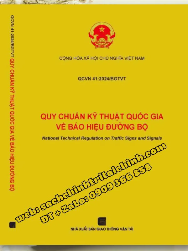 Quy Chuẩn Kỹ Thuật Quốc Gia Về Báo Hiệu Đường Bộ -  QCVN 41:2024/BGTVT