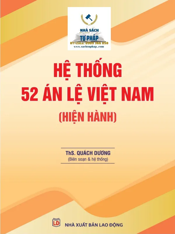 Hệ Thống 52 Án Lệ Việt Nam Hiện Hành