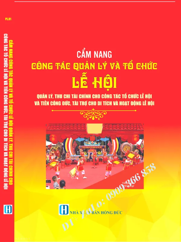 Sách cẩm nang công tác quản lý và tổ chức lễ hội