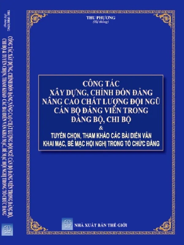 Nội dung chính cuốn sách đảng - công tác đảng