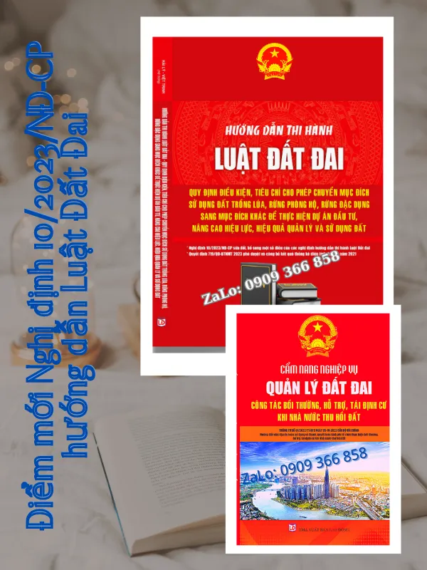 Điểm mới Nghị định 10/2023/NĐ-CP hướng dẫn Luật Đất Đai