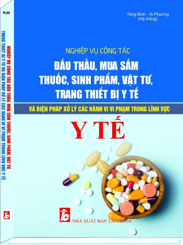 Sách hướng dẫn quy trình đấu thầu mua sắm thuốc