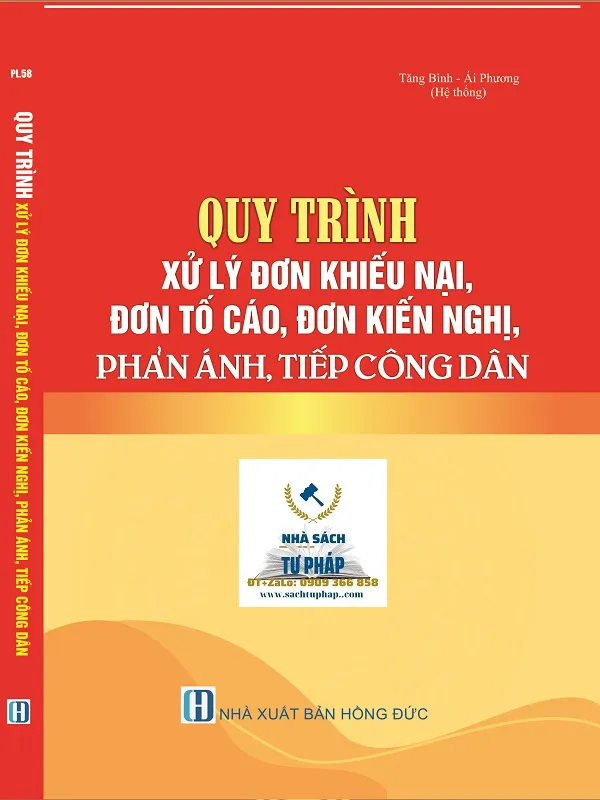 Quy trình tiếp công dân, xử lý khiếu nại, tố cáo