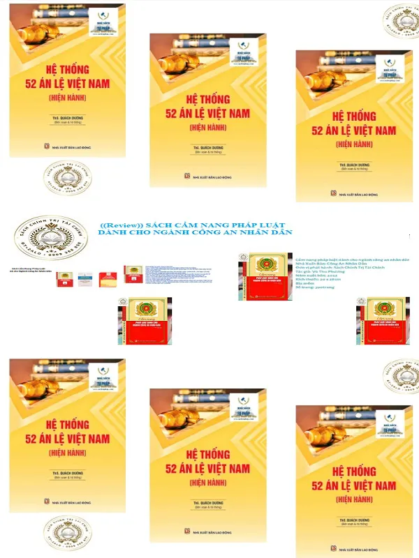 ((REVIEW SÁCH )) Hệ thống 52 án lệ Việt Nam (hiện hành)