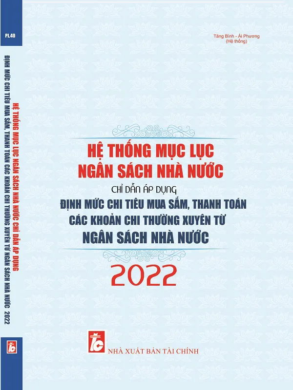 Sách chỉ dẫn danh mục mã nguồn ngân sách