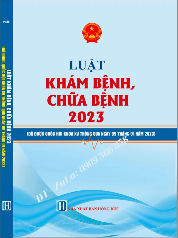 Sách luật khám bệnh, chữa bệnh 2023